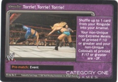 Torrie! Torrie! Torrie!